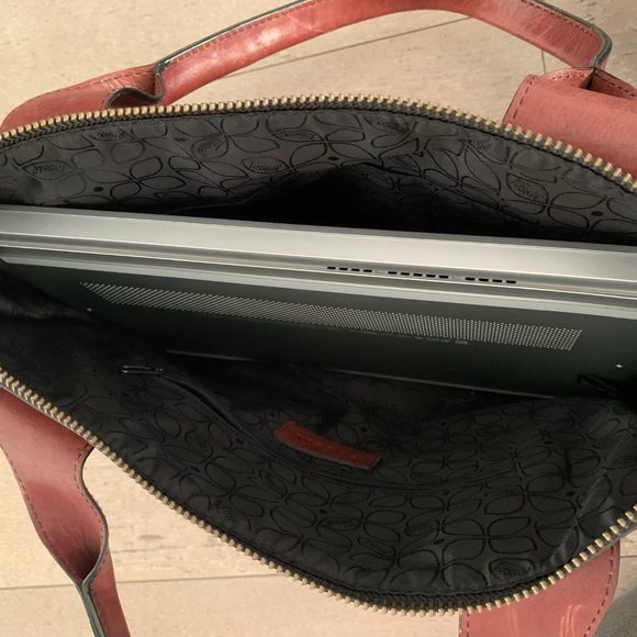 Fossil Vintage Re-issue Leather Brown large tote bag - Picture 8 of 12